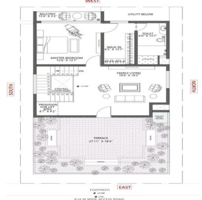 Ashiana Tarang 4 BHK Layout