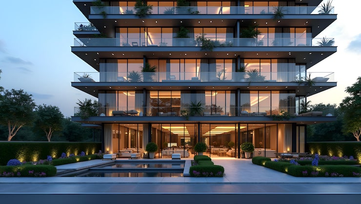 Illustrative render of a residential project by Omaxe, Jaipur