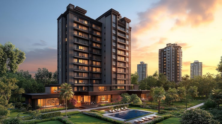 Illustrative render for Reverence Ashadeep Evaarah, Bani Park, Jaipur
