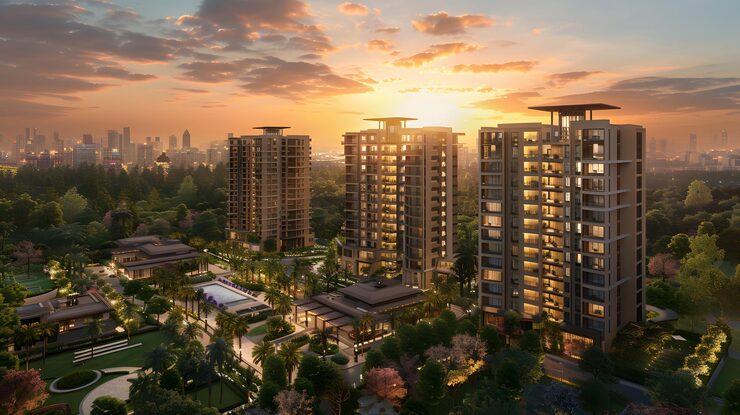 Illustrative render for Reverence Ashadeep Bhiwadi, Bhiwadi, Jaipur