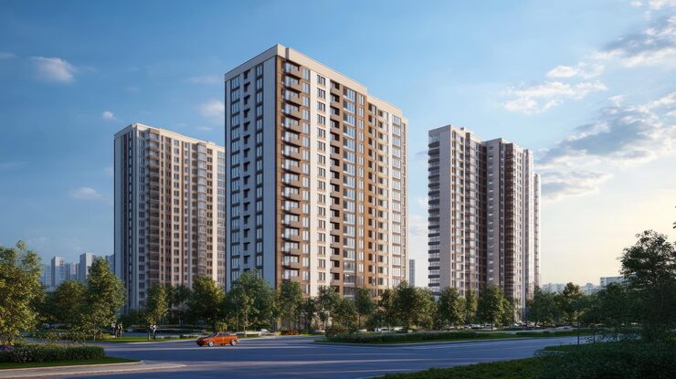 Illustrative render of a residential project by Eldeco Group, Jaipur