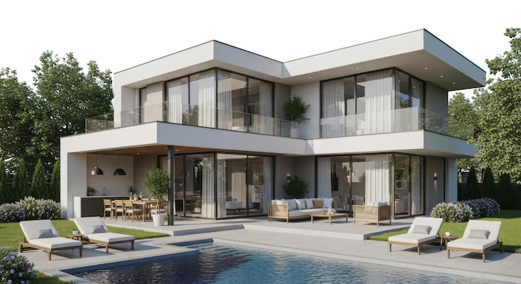 Illustrative render for Auric Villas, Jaisinghpura, Jaipur